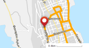 Location of business on map
