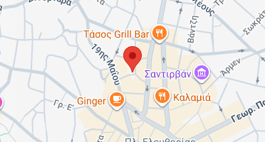 Location of business on map