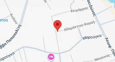 Location of business on map