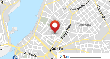 Location of business on map