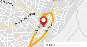 Χάρτης και σημείο της επιχείρησης