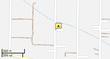 Location of business on map
