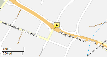 Location of business on map