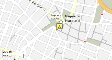 Location of business on map
