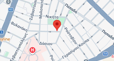 Location of business on map