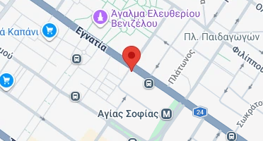 Location of business on map