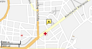 Location of business on map