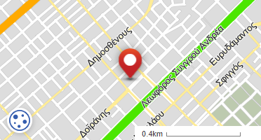 Location of business on map