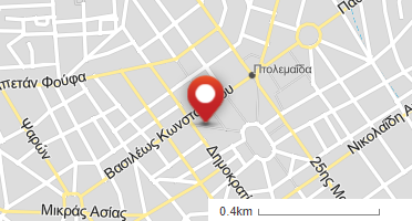 Location of business on map