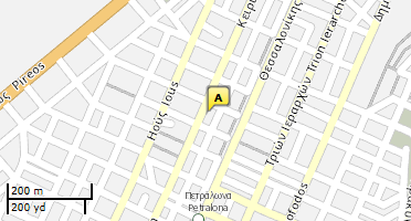 Location of business on map