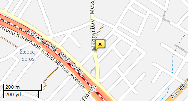 Location of business on map