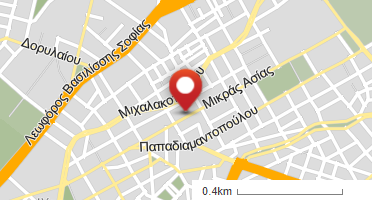 Location of business on map