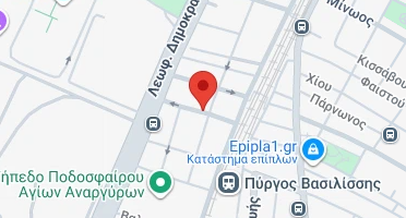 Location of business on map