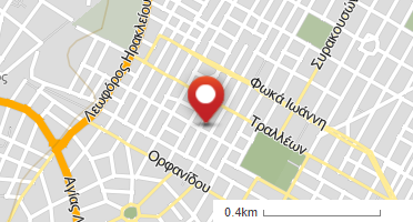 Location of business on map