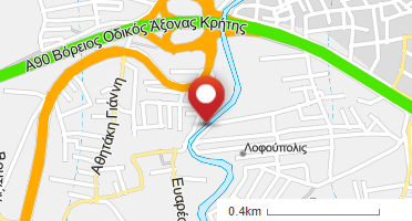 Location of business on map