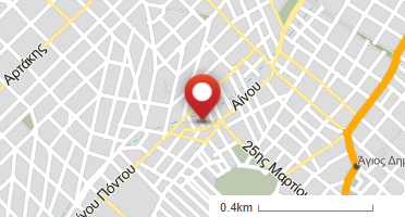 Location of business on map