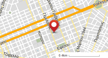 Location of business on map
