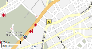 Location of business on map