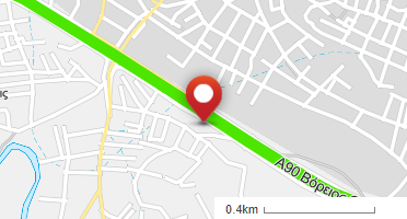 Location of business on map
