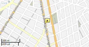 Location of business on map