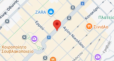 Location of business on map