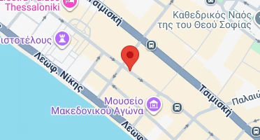 Location of business on map