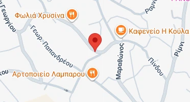 Location of business on map