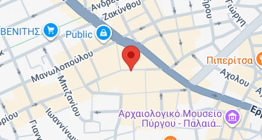 Location of business on map