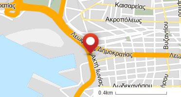 Location of business on map