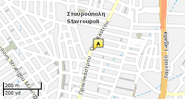 Location of business on map