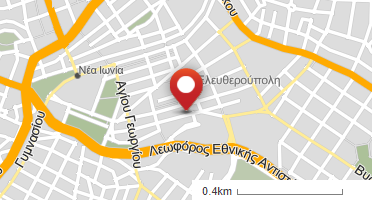 Location of business on map