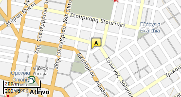 Location of business on map