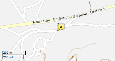 Location of business on map