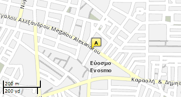 Location of business on map