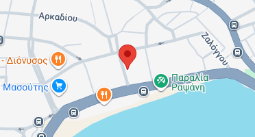 Location of business on map
