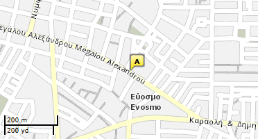 Χάρτης και σημείο της επιχείρησης