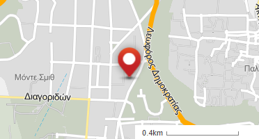 Location of business on map