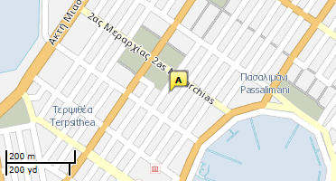 Location of business on map
