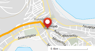 Χάρτης και σημείο της επιχείρησης