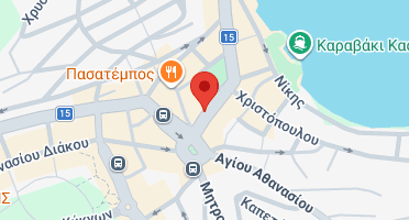 Location of business on map