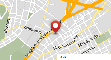 Location of business on map