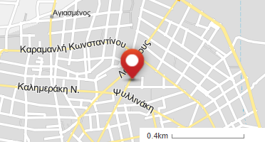 Location of business on map