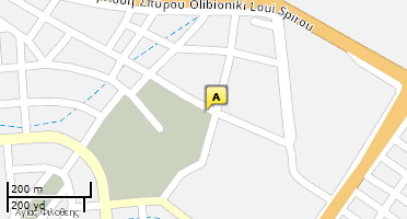 Location of business on map