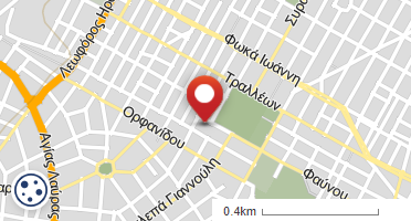 Location of business on map