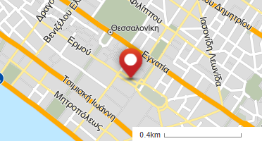 Location of business on map