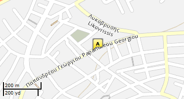 Location of business on map