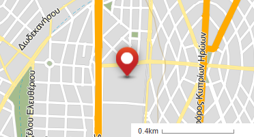 Location of business on map