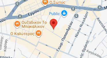 Location of business on map