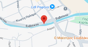 Location of business on map