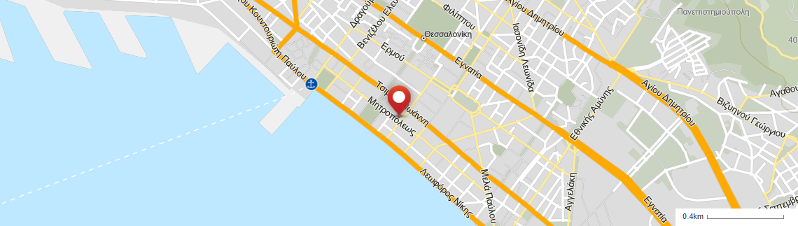 Location of business on map